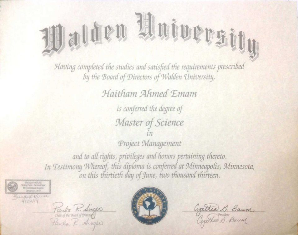 Master Degree